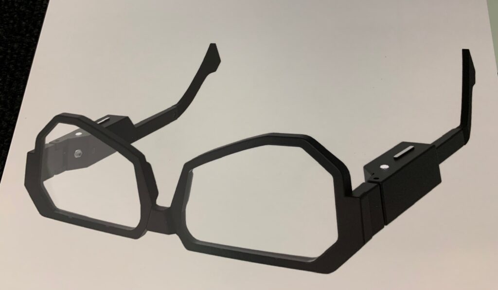 image of futuristic glasses frames