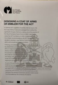Coat of Arms project information poster